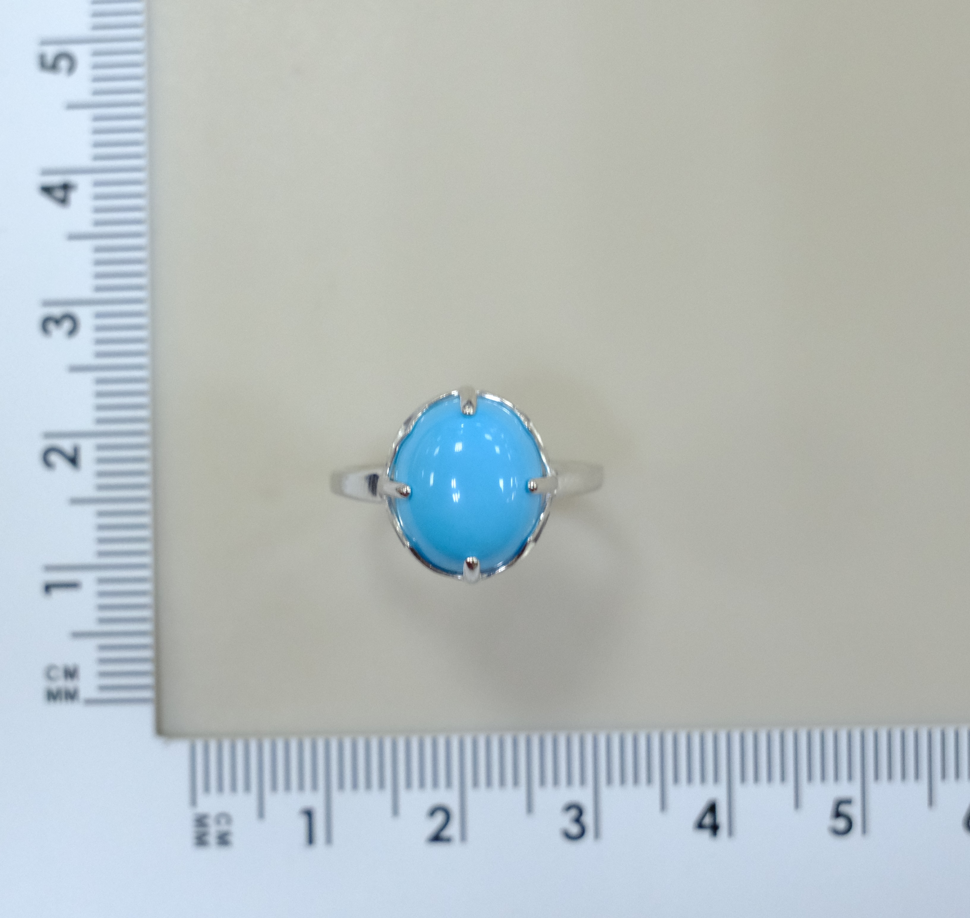 Серебряное кольцо с бирюзой